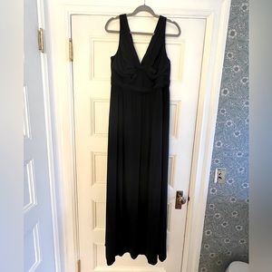 J.Crew Long Evening Dress with Pleated Bodice.